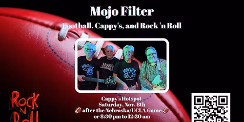 Mojo Filter, Husker Football, and Cappy's!!!