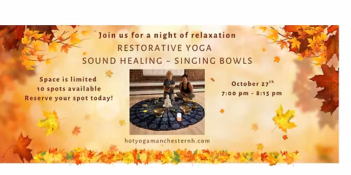 Restorative Yoga ~ Sound Healing Singing Bowls Meditation