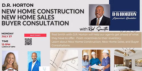 D.R. Horton with Rod Smith - New Home Construction, New Homes Sales, and Buyer Consultations 