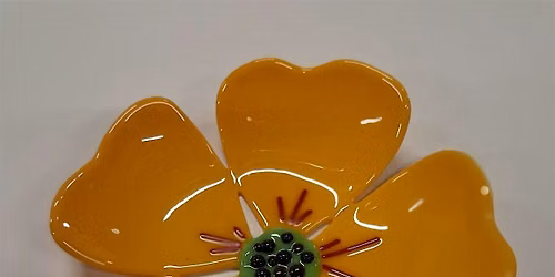 Fused Glass Flower Bowls