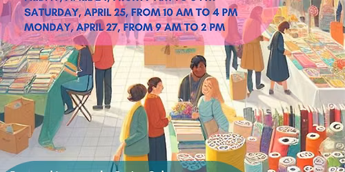 Spring Books, CDs, DVDs, Records, Puzzles, Games, Fabric, Crafts and Quilts Sale