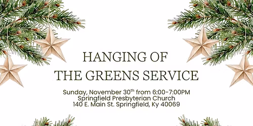 Hanging of the Greens Service 