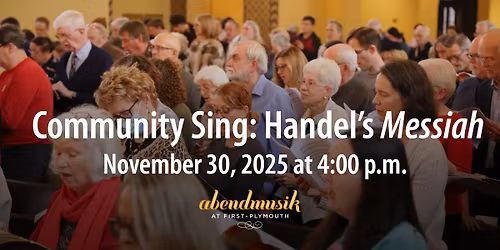 Community Sing: Handel\u2019s Messiah
