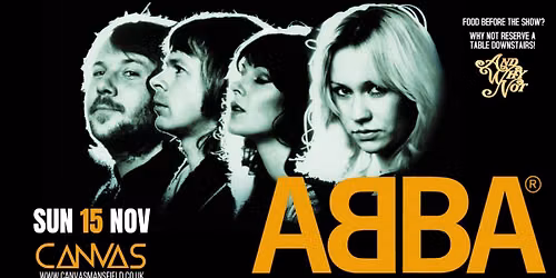 A SUNDAY AFTERNOON WITH ABBA by ABBA FEVER \/\/ SUNDAY 15TH NOVEMBER