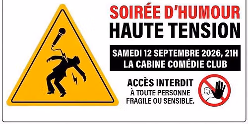 Soir\u00e9e d'humour Haute Tension avec Marc Boilard