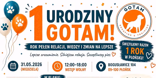 \ud83c\udf89 1 URODZINY GOTAM \u2013 \u015aWI\u0118TUJEMY RAZEM! \ud83d\udc36 