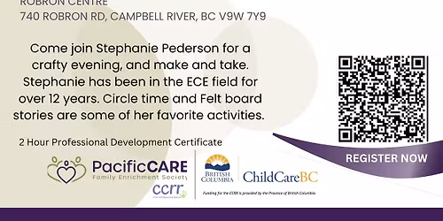 The Very Hungry Caterpillar inspired Make and Take - Campbell River