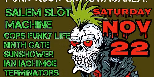 CHURCHILL'S PUB presents a PUNK ROCK EXTRAVAGANZA!