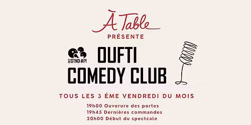 Soir\u00e9e Stand-Up | Li\u00e8ge - A Table !
