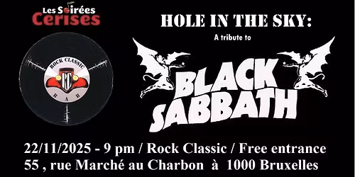 \ud83c\udf52 Hole in the Sky \/BLACK SABBATH tribute band\/ @ ROCK CLASSIC - \/10\/2025