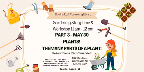Gardening Story Time and Workshop