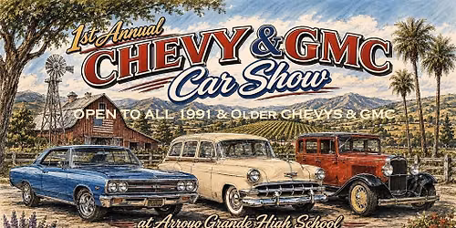Vintage Chevrolet Club of America Central Coast 2026 Car Show