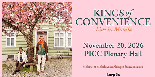 Kings Of Convenience Live in Manila