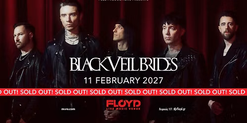 SOLD OUT | Black Veil Brides live in Athens!