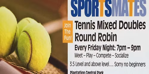 Sportsmates Tennis Friday Night Tennis Round Robin