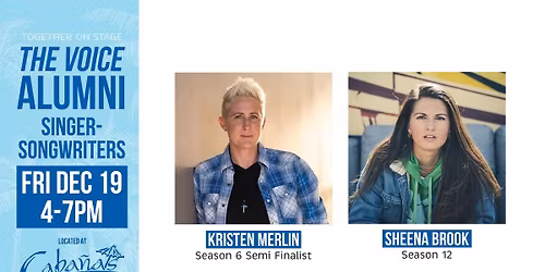The Voice Alumni Show | Sheena Brook & Kristen Merlin