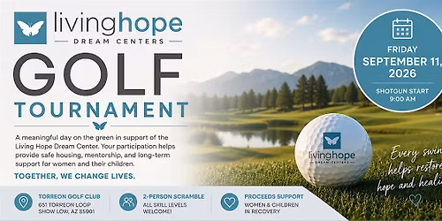 Living Hope Dream Center Golf Tournament 2026