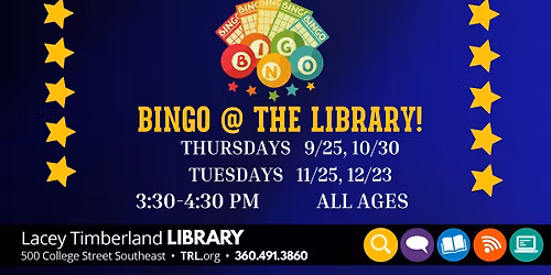 All-Ages Bingo @ the Library!