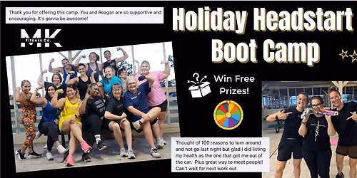 Holiday Headstart Boot Camp