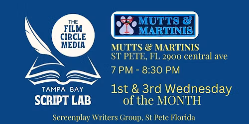 Free, SCRIPT LAB - Screenplay Writers Table Reading ST PETE Grand Central District