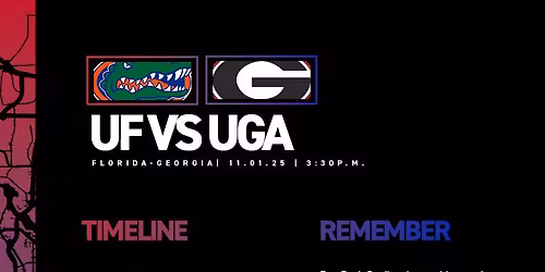 Georgia Bulldogs vs Florida Gators Football at Mercedes-Benz Stadium