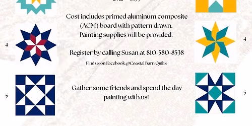 Barn Quilt Painting Workshop