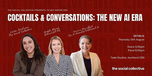 Cocktails & Conversations: The New AI Era - Live Podcast\/Panel
