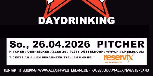 ALEX IM WESTERLAND covern DIE \u00c4RZTE & DIE TOTEN HOSEN: "DAYDRINKING"