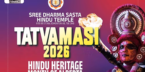 Tatvamasi 2026, Hindu Heritage Month of Alberta