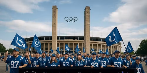 Indianapolis Colts fan march! Fanmarsch der Colts Fans!