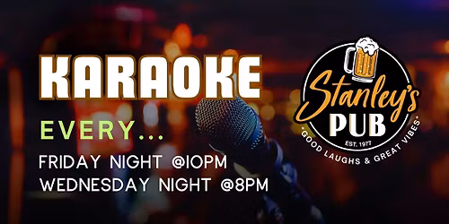 Karaoke Every Wednesday Night