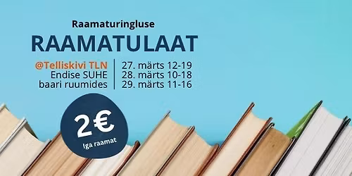 Kevadine raamatulaat Telliskivi TLNs