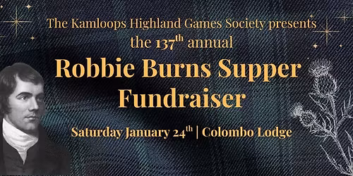 137th annual Robbie Burns Supper Fundraiser