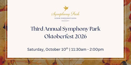 Symphony Park Third Annual Oktoberfest