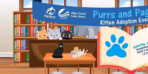 Purrs & Pages: Kitten Adoption Event
