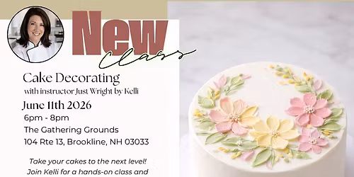 Floral Cake Decorating Presented by Just Wright By Kelli