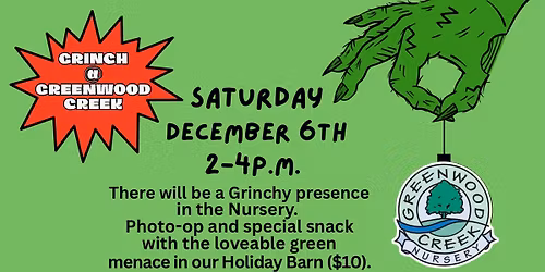 Grinch at Greenwood Creek