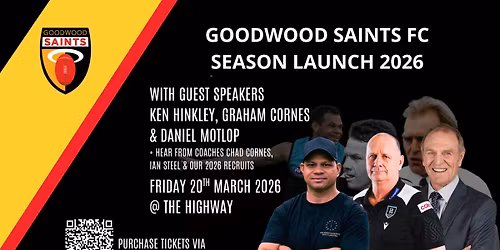 Goodwood Saints FC Season Launch