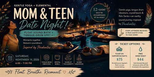 Float Sound Bath- Teen & Tongue Drum Special