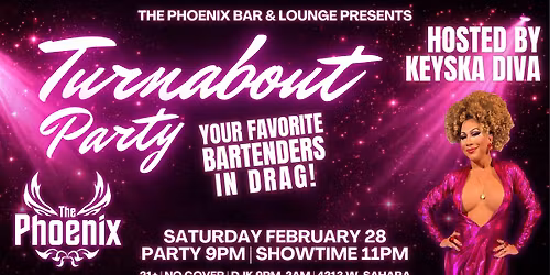 \ud83d\udc83 TURNABOUT PARTY | Your Favorite Bartenders in DRAG!