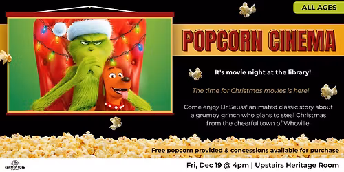 Popcorn Cinema Christmas Movie