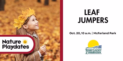Nature Playdates: Leaf Jumpers
