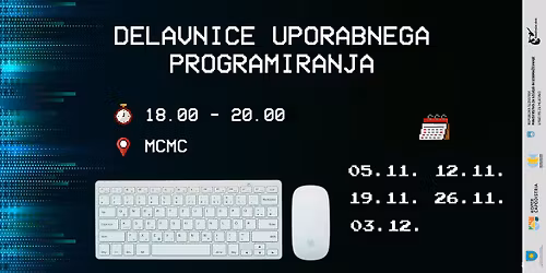 Delavnice uporabnega programiranja @ MCMC