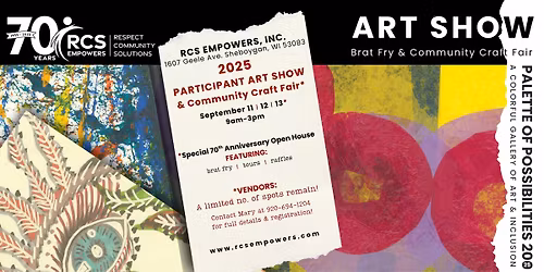 RCS Participant Art Show & Community Craft Fair