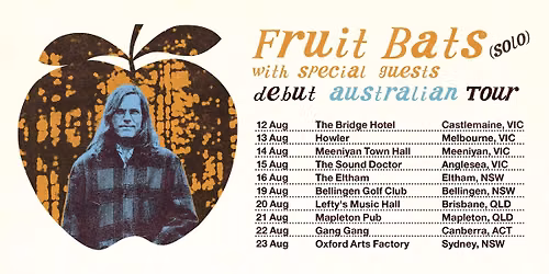 Fruit Bats (USA) Solo \/\/ Lefty's Music Hall