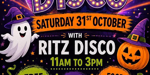 Children's Halloween Disco - free entry