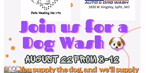 Dog Wash for A Donation!