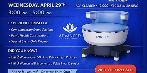 Emsella Event + Demo with Dr. Aisha Akhtar
