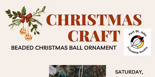 Beaded Christmas Ornament Workshop