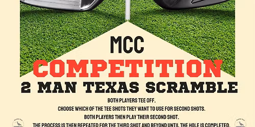 MCC Competition - 2 Man Texas Scramble